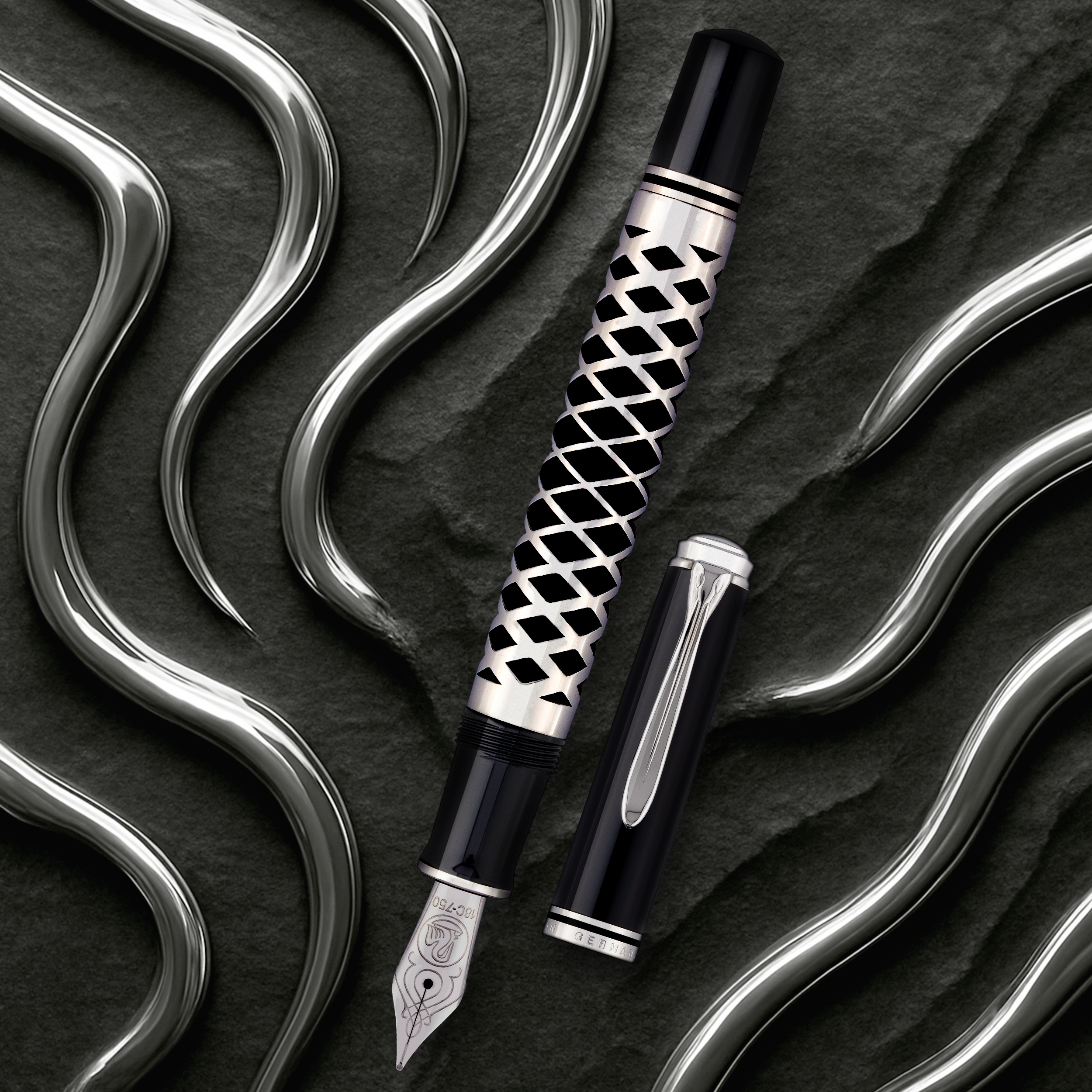 Pelikan Souverän M805 Metal Sleeve Fountain pen - Vulpen